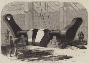De tussenas van de Great Eastern stoomschip